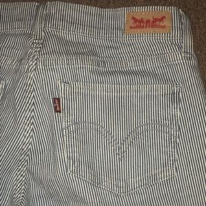 LEVI 524 SUPERLOW STRIPES JEANS